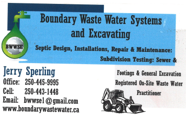 Boundary Waste Water Systems & Excavating Ltd.