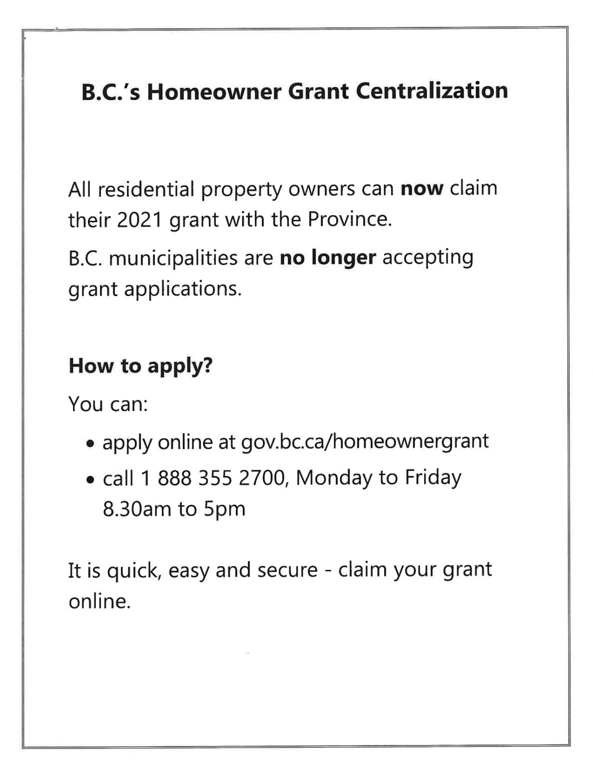 Taxes, Utilities & Grants Greenwood City Municipal Website